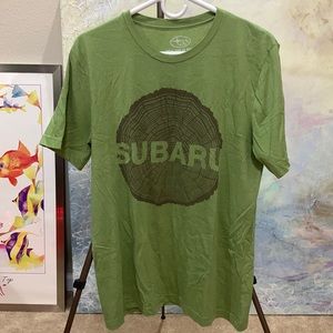 Subaru green t-shirt size Large